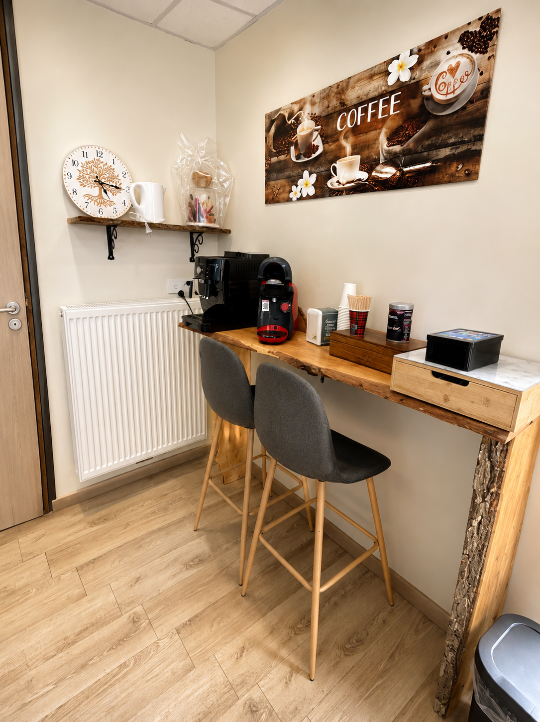 Espace de convivialité et pause café